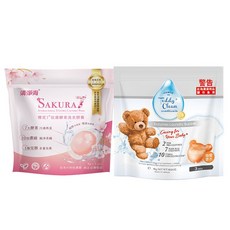Teddy Clean 植萃酵素洗衣膠囊 5g*30顆 - Caring for Your Baby, 1個, 洗衣膠囊小巧包2件組
