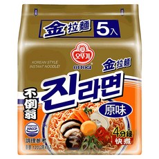 OTTOGI 不倒翁 金拉麵 原味 120g, 5包
