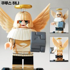 핸드브릭 팩토리 커스텀 미니브릭 피규어 주술회전 호환 블록호환, 28. 쿠루스 하나, 1개