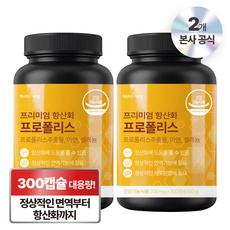 뉴트리정 프리미엄 항산화 프로폴리스 대용량, 2개, 300정