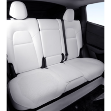 테슬라 모델Y 주니퍼 모델3 통풍 방석 시트, 1개, 화이트 2열 방석 세트