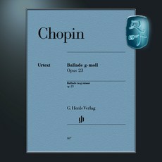 헨레 Henle 쇼팽 Chopin Ballade G단조 op23 HN867