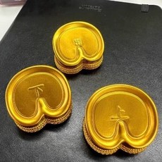 海昏侯 馬蹄金 樹脂 冰箱貼 一套3個, 如圖所示