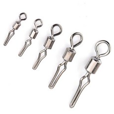 주한피싱 낚시용 회전 클립 도래 10개 한포장 민물낚시, 10개입, 0.98