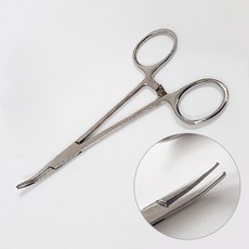 전문가용 큐렛 집게가위, 곡선형, 1개, 곡선형