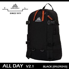 그레고리 백팩 가방 올데이 V2.1 BLACK 09J29243 2903761, FREE, BLACK [09J29243]