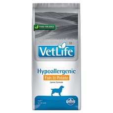 VetLife 法米納 獸醫處方犬糧 低敏配方 魚肉地瓜 2公斤 呵護敏感腸胃 皮膚健康, 2kg, 1個, 飲食敏感性+過敏性皮炎
