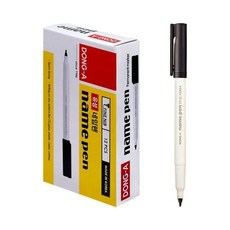 동아 유성 네임펜 흑색 12개ehw3+3Hhc