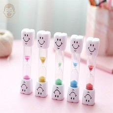 스마일 양치모래시계 양치타이머 화장실 욕실 미니 3분