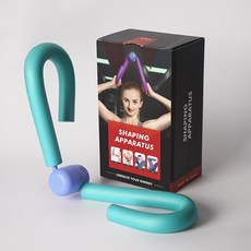 PVC 다리 허벅지 운동가 체육관 스포츠 허벅지 마스터 다리 근육 팔 가슴 허리 운동가 운동 기계 체육관 홈 피트니스 장비, 박스 그린, 1개
