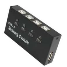 넥시 4대1 USB 셀렉터 스위치 선택기, 2개, NEXI NX-U241S