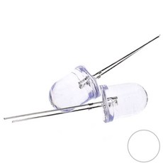 고휘도 LED 10MM WHITE, 1개
