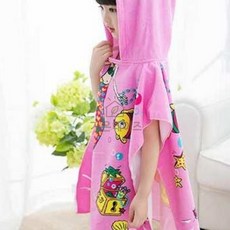 가온데이즈 캐릭터 후드 비치타월 인어공주 유아비치가운