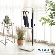 LiFArt 輕工業風瞬吸雨傘架(一體成型/玄關傘架/瞬吸)[現貨], 白色, 1個