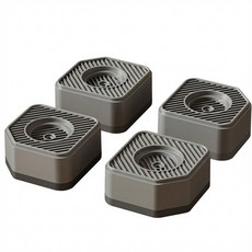 가려거든 진동방지 논슬립 세탁기 건조기 받침대, 1개, 그레이 4개입