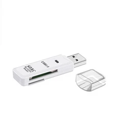 고속 USB3.0 다기능 카드 리더 올인원 SD 카메라 메모리 TF 플래시 드라이브 (컴퓨터용), 01 2.0