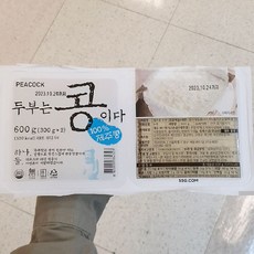 피코크 제주 콩두부, 600g, 1개