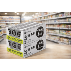 연세유업 연세두유 우리콩두유 검은콩 190ml 가능, 48개