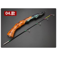 【釣友俱樂部】冰釣竿 冬季魚竿 短節便攜, 4號,單竿稍