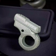 阿祖青春版棘輪指尖陀螺，多玩法旋轉機械黑科技，合金材質，EDC解壓玩具，臺灣出貨, 阿祖EDC白色, 1個