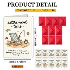 嗨購 退休賀卡 溫馨祝福 告別職場 榮休紀念 退休禮物, 1個