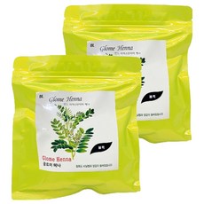 글로미헤나 실크 플로라 글로미 헤나 100g, 블랙, 2개