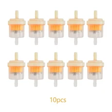 [호환] 20/10pcs 오토바이 ATV 스쿠터 먼지 자전거에 대 한 유니버설 1/4 "6mm 가솔린 가스 연료 오일 필터, 01 10PCS