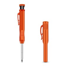 크래프션 목공 연필 마킹 펜, 오렌지A, 1개