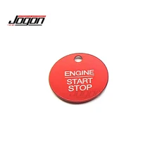 자동차 엔진 시작 중지 버튼 커버 포드 F150 F-150 Kuga Focus MK4 Fiesta ST 자동차 액세서리 용 점화 키, 07 Red Button