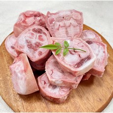 [오늘출고] 한돈 돼지고기 돼지족 미니족 단족 족발 생족발 1kg 우시산한돈 냉동 더예쁜한우, 1개, 절단족 (가로컷팅)