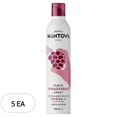 만토바 포도씨 오일스프레이, 200ml, 5개