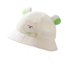 곰 메쉬 아기 벙거지모자 유아 키즈 메쉬 여름모자 수영