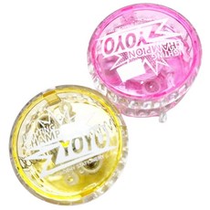 UB toy 불빛 요요 5cm, 2개, 레드+옐로우