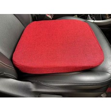 키높이방석 시트 경사방석 운전석 엉덩이 메모리폼, 4 레드 원단 통기성 모델
