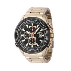 Invicta 남성용 아날로그 쿼츠 시계 스테인리스 스틸 스트랩 47819 골드 모던 203795