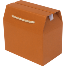 주호팩 끈손잡이 다용도 선물상자 03-0 (204x124x140), 오렌지, 1개