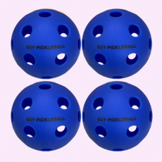 피클볼 공 실내 인도어용 26홀, 1세트, 블루