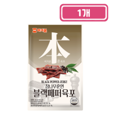 머거본 참나무훈연 블랙페퍼육포, 1개, 40g