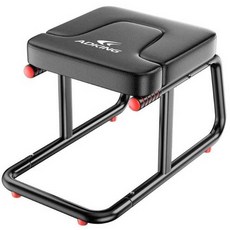 홈트 물구나무서기 거꾸리 의자 요가체어 필라테스 허리 운동 기구 표준형-검정 U형 다리 이중 팔걸이, 표준형-빨강 U형 다리 이중 팔걸이