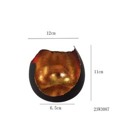 鐵藝蛋殼燭臺 創意軟裝擺件, 23W3087 口徑12*高11.5CM
