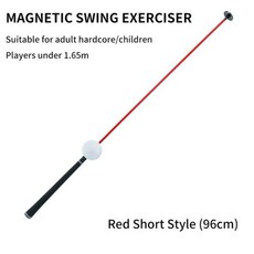 골프 스윙 연습기 트레이너 자신감 증진 보조 워밍업 가지 크기, 1) Short red, 1개