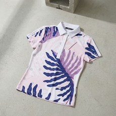 제이린드버그 Jada Print Polo GWJT10138-S199 여성 자다 프린트 카라 폴로