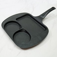 키친아트 에그 3구 멀티프라이팬, 31cm, 1개