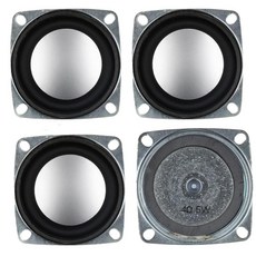 YFUSET 세트 4피스 5.1cm(2인치) 4옴 5W 풀 레인지 오디오 스피커 스테레오 우퍼 라우드스피커 Arduino용 326131