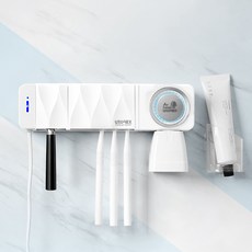 유토렉스 퍼펙트케어 음이온 칫솔살균기, UTC-54AW, 화이트