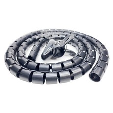 전선정리 매직케이블 컴퓨터 책상 반려동물 전선보호 10~40mm 2미터, 블랙(30mm), 1개