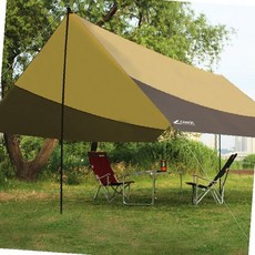 직사각형 렉타 타프 방수 캠핑 쉘터 야외 차양막 텐트 그늘막, 헥사타프 520*480(메인폴대포함)