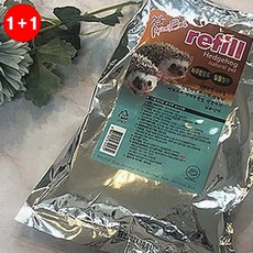 고슴도치사료 소동물먹이 영양식 리필용 애완동물 사료 먹이((본 상품은 1+1옵션으로 주문하신 수량의 2배 수량으로 배송)), 1개, 1g