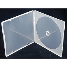 PP5MM霧透單CD盒 100個裝 單片CD盒 霧面透明CD盒 保護光碟, 1個