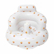 充氣學坐椅 充氣座椅 嬰兒椅 寶寶椅 兒童充氣椅 寶寶學坐椅 嬰兒充氣沙發 洗澡坐椅 幫寶椅 椅子 充氣椅, 南瓜